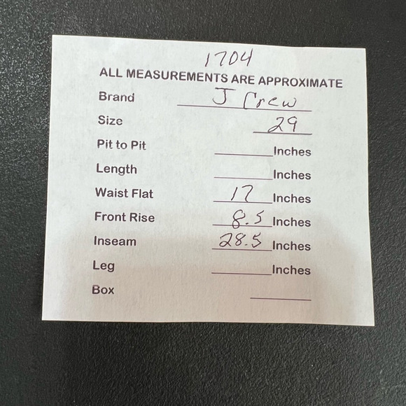 J.Crew Womens Toothpick Ankle Skinny Jeans Blue Pockets Dark Wash Mid Rise 29 - Picture 5 of 9